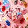 24 Pcs Valentine's Day Gift Mini Plush Bear Toys with Bear-Shaped Cards, 4.7 Inch Stuffed Animal Dolls for Keychain DIY, Kids Classroom Birthday Party Favors Classroom Exchange Prize Supplies view 2