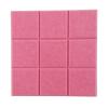 SNRTKA Felt Board 12 Pcs Nine Square Felt Board Solid Color Bulletin Boards for Display DIY Pin for Office(Red) view 1