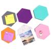 SNRTKA Felt Board 6 Pcs Felt Pin Board for Wall Decor Self Adhesive Photo Boards Creative Bulletin view 3