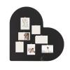 SNRTKA Felt Board Colourful Soft Wood Board Photos Pin for Display Felt for Home Decor(Black) view 1