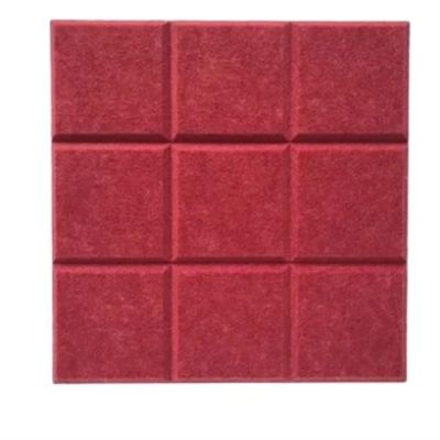 SNRTKA Felt Board 10 Pcs Felt Board for Wall Decor Creative Bulletin Boards Self-Adhesive for Photo Display(Deep red)