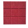 SNRTKA Felt Board 10 Pcs Felt Board for Wall Decor Creative Bulletin Boards Self-Adhesive for Photo Display(Deep red) view 1