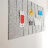 SNRTKA Felt Board 10 Pcs Felt Board for Wall Decor Creative Bulletin Boards Self-Adhesive for Photo Display(Deep red) view 4