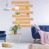 SNRTKA Felt Board 5Pcs Felt Board Strips Self Adhesive for Office Wall Photo Pin(Black) view 3