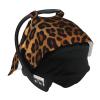 Baby Car Seat Canopy Cover for Mom, Soft Breathable Nursing Breastfeeding Covers Multi Use Stroller Sun Shade Newborn Shower GiftCool Cheetah Leopard view 4