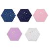 SNRTKA Felt Board 6 Pcs Felt Boards for Home Decor Self Adhesive Wall Bulletin Board Creative Pin for Office(White) view 4
