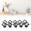 3D Floating Frame Display Box for Jewelry Ring Coin, Clear Acrylic with Stand, Reusable Film, 70x70x20mm, 5/10 Pack(White 5PCS) view 2