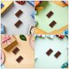 CONGARTENO 12pcs Simulation Chocolate Blocks - Realistic Food Prop - Faux Dessert Decor for Valentine's Day Decor Party Photography Kitchen Tabletop Display Dollhouse view 3
