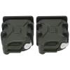 POENVFPO RC Car Simulated Fuel Decoration for 1/8 1/10 RC Crawler Car for SCX10, 2 Pack Mini Oil Can Upgrade Accessory (Dark Green) view 3