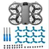 12Pcs Propellers Compatible with DJI Neo 2 Accessories  Plastic Replacement Propeller Blades, Lightweight Quiet Low-Noise Design, Durable Flexible Drone Spare Parts with Screws and Screwdriver(Blue) view 1