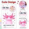 30 Pack Valentines Day Gifts for Kids, Cute Valentines Day Cards for Kids Classroom with Play Dough and Stickers, Valentine Exchange Cards Bulk for School Boys Girls Class Gifts Exchange, Party Favors view 4