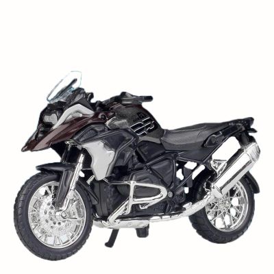 PuLaif Collection 1:18 for BMW R1200GS 2017 Motocross Motorcycle Model Toy Collecting Gifts Simulation Alloy(Black)