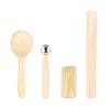 4Pcs Wood Percussion Instruments Preschool Educational Learning Set Christmas Birthday Gift Sets for Childrens Musical Instruments Toy Wood Percussion Instrument Set view 1