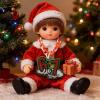 3D Printed Holiday 67 Necklace for Elves Elf Chain, Funny 67 Ornament Chain for Plush Doll, Red & White Number Chains, Personalized Fan Jewelry Gift, Christmas Accessory Prop(Green) view 4