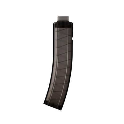 WORKER Banana Talon Magazine 15-Round Short Darts Mag, Half Size Drat Clip Series Blaser and Half Dart Blaster Black Transparent