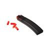 WORKER Banana Talon Magazine 15-Round Short Darts Mag, Half Size Drat Clip Series Blaser and Half Dart Blaster Black Transparent view 3