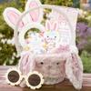 Easter Basket Stuffers - Easter Gifts for Kids - Hair Accessories Set with Plush Ear Headband Hair Ties Clips Sunglasses - Kid Unique Bunny Gift ideas Fillers for Girls Toddler Baby 1-3 3-5 5-7 6-8 view 1