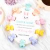 Easter Basket Stuffers - Easter Gifts for Kids - Hair Accessories Set with Plush Ear Headband Hair Ties Clips Sunglasses - Kid Unique Bunny Gift ideas Fillers for Girls Toddler Baby 1-3 3-5 5-7 6-8 view 4