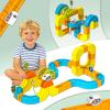 klick Rail Electric Train Set, 3D Infinity Track with Flexible Tracks for Kids, Cube Track - DIY Railroad Block Toys, STEM Gravity-Defying Motorized Trains Tracks for Boys Girls 3 4 5 6 7 8+ (127Pcs) view 1