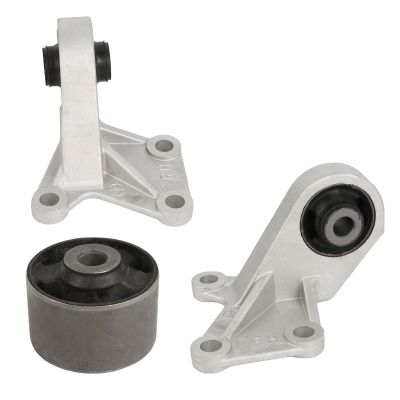 3PCS Rear Left & Right Differential Mounts for Jeep Compass 2007-2017 2.0L 2.4L, for 2007-2017 Patriot Differential Bracket Mounting 5273443AB 5273442AA 5105309AB EM-4470, EM-4471