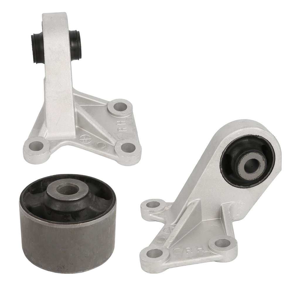3PCS Rear Left & Right Differential Mounts for Jeep Compass 2007-2017 2.0L 2.4L, for 2007-2017 Patriot Differential Bracket Mounting 5273443AB 5273442AA 5105309AB EM-4470, EM-4471