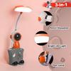 3-in-1 LED Table Lamp with Pencil Sharpener and Pen Stand, Astronaut Theme, Rechargeable with 360 Flexible Hose, (Assorted, Pack of 1) view 2