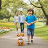 Froplay Dog Toy, Puppy Electronic Interactive Pet, Plush Interactive Robot Dog, Robot Repeats What You Say Realistic Licking Tongue, for Toddlers Birthday Companion Gifts (Brown Pomeranian) view 3