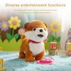 Froplay Dog Toy, Puppy Electronic Interactive Pet, Plush Interactive Robot Dog, Robot Repeats What You Say Realistic Licking Tongue, for Toddlers Birthday Companion Gifts (Brown Pomeranian) view 4