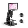 2000X Digital Biological Microscope with Dual Lenses, 7" IPS Display, 11 LEDs, 1080P Video, for Kids and Adults, Compatible with Multiple Operating Systems view 1