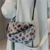 IRTGFHJE Furry Bag Fluffy Bag Women Handbag Ladies Winter Shoulder Bags Furry Top Handle Clutch(White) view 4