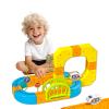 Electric Train Set for Kids, Cube Track with Motorized Engine, 3D Gravity-Defying STEM Toy for Kids Ages 3-8, Boys & Girls Building Gift (91 Pcs) view 1