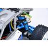 Aluminum 6061-T6 Alloy Rear Adjustable Spring Shock Absorber 95mm for Tamiya 1:10 DT-04 R/C Fighter NXGEN-58741 Upgrades - Silver view 3