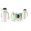 SPYMINNPOO Portable Karaoke Machine, 2 Wireless Microphones & 10W Speaker with LED Lights for Home Party, Outdoor Travel (Light Green) view 2