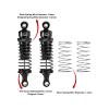 Aluminum 6061-T6 Alloy Front Adjustable Spring Shock Absorber 70mm for Tamiya 1:10 DT-04 R/C Fighter NXGEN-58741 Upgrades - Black view 2