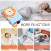 HuayoRong Slumberkiddies Calmly -Cooling Kids Pillow for Sleeping, Ergonomic Neck Support Foam Pillow with Soft Animal Designs for Boys and Girls (Rabbit-1,2PCS-45 * 27 * 6) view 4