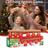 Catching Apples Game, Fast-Paced Reaction Training Toy with 6 Apples, Hand-Eye Coordination Challenge, Drop Stick Challenge, Fun Party and Family Game for Christmas Holiday Party (1Pcs) view 2