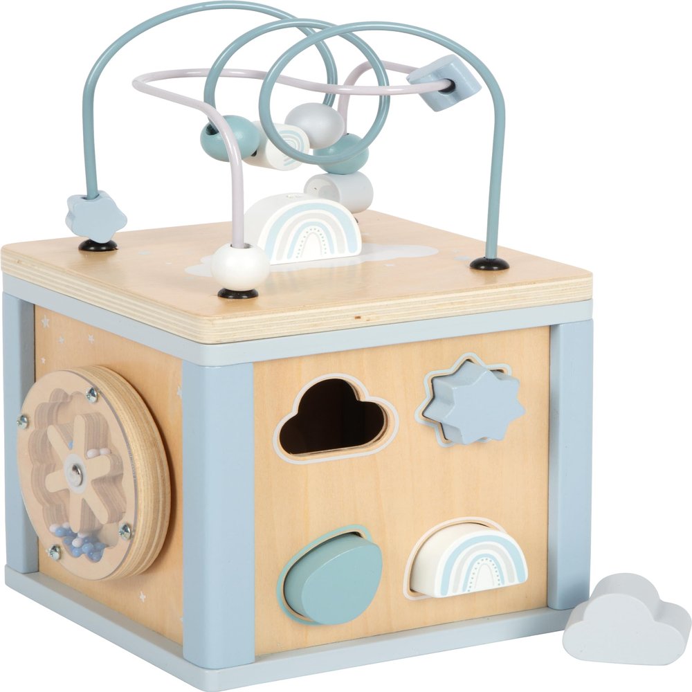 Small Foot Drive Bucket Blue, FSC 100% Certified Wood, 5 Sides, 12 Months, 12804
