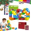 3D Train Routes with Mix-and-Match Stem Cubes, Gravity-Defying Electric Train, 3D Stem Electric Train Set, Build Uphill, Loop 360 (123 PCS-2 Trains) view 1