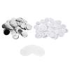 Tnfeeon 100Pcs DIY Badge Kit Tinplate Backing for Kids Crafts Christmas Gifts Party Favors Blank Pin Buttons Supplies (75MM Badges 100 Sets) view 1