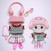 Suitable for 10CM17CM Trendy Doll Clothes (excluding Dolls) (Purple Cape Two-Piece Set) view 2