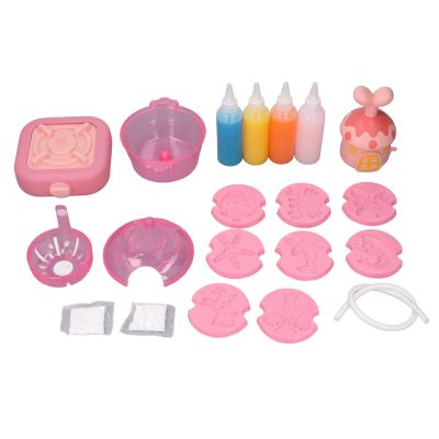 RiToEasysports Baby Hot Pot Machine Toy Set, DIY Kit Soft Figures Craft for Kids