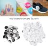 Tnfeeon 100Pcs DIY Badge Kit Tinplate Backing for Kids Crafts Christmas Gifts Party Favors Blank Pin Buttons Supplies (58MM Badges 100 Sets) view 2