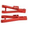 2Pcs RC Suspension Arm Aluminum Alloy, Front Rear Lower Swing Arm for JLB 1/10 Truck, DIY Upgrade Metal RC Lower Arm with Shock Absorbing Design, High Strength Replacement Part for (Red) view 3