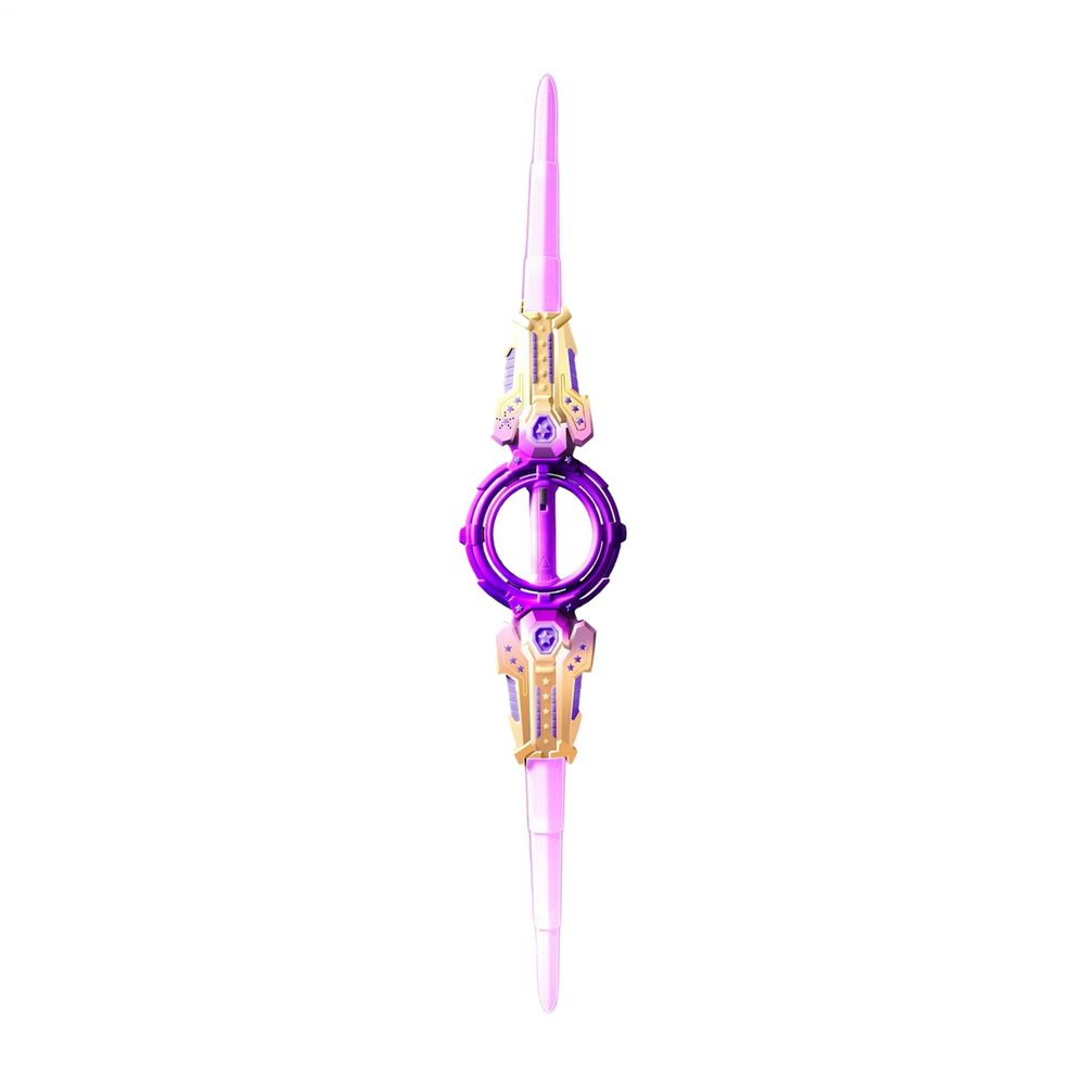 Cool Cosplay Props, Extendable Toy Wtih Sound and Light, 360 Rotation with 7 Light Colors, Rechargeable Pretend Play Props, for Boy Girl Christmas Photoshoots School Plays Carnival