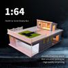1:64 Scale Model Car Display Case for Adults, Premium Indoor Design Diecast Parking Scene with LED Lighting, Toy Car Garage Diorama with Multiple Parking Spaces for Collectible Cars (Sunroom) view 2