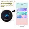 Electronic Anime Badge Pin with Photo & GIF Transfer, 1.8-inch HD Touchscreen Digital Badge - Unique Electronic Christmas Gift for Anime Fans, Ideal for Backpacks and Conventions view 2