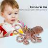 Aramox Large Octopus Model, Ocean Animal Toy Educational Decor PVC Figurine with Lifelike Design, for Marine Themed Display and Learning Tool view 3