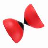 Aumotop Diabolo Triple Bearing Fun Chinese Yoyo for Hand Exercise and Beginners with Colorful Sticks for All Ages ABS in Red Green Yellow (Red) view 2