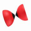Aumotop Diabolo Triple Bearing Fun Chinese Yoyo for Hand Exercise and Beginners with Colorful Sticks for All Ages ABS in Red Green Yellow (Red) view 3