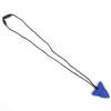 POENVFPO Silicone Teething Necklace Baby Chew Toy Autistic Children Teether Pendant Pendant for Ages 3 Months Above White (Blue) view 1